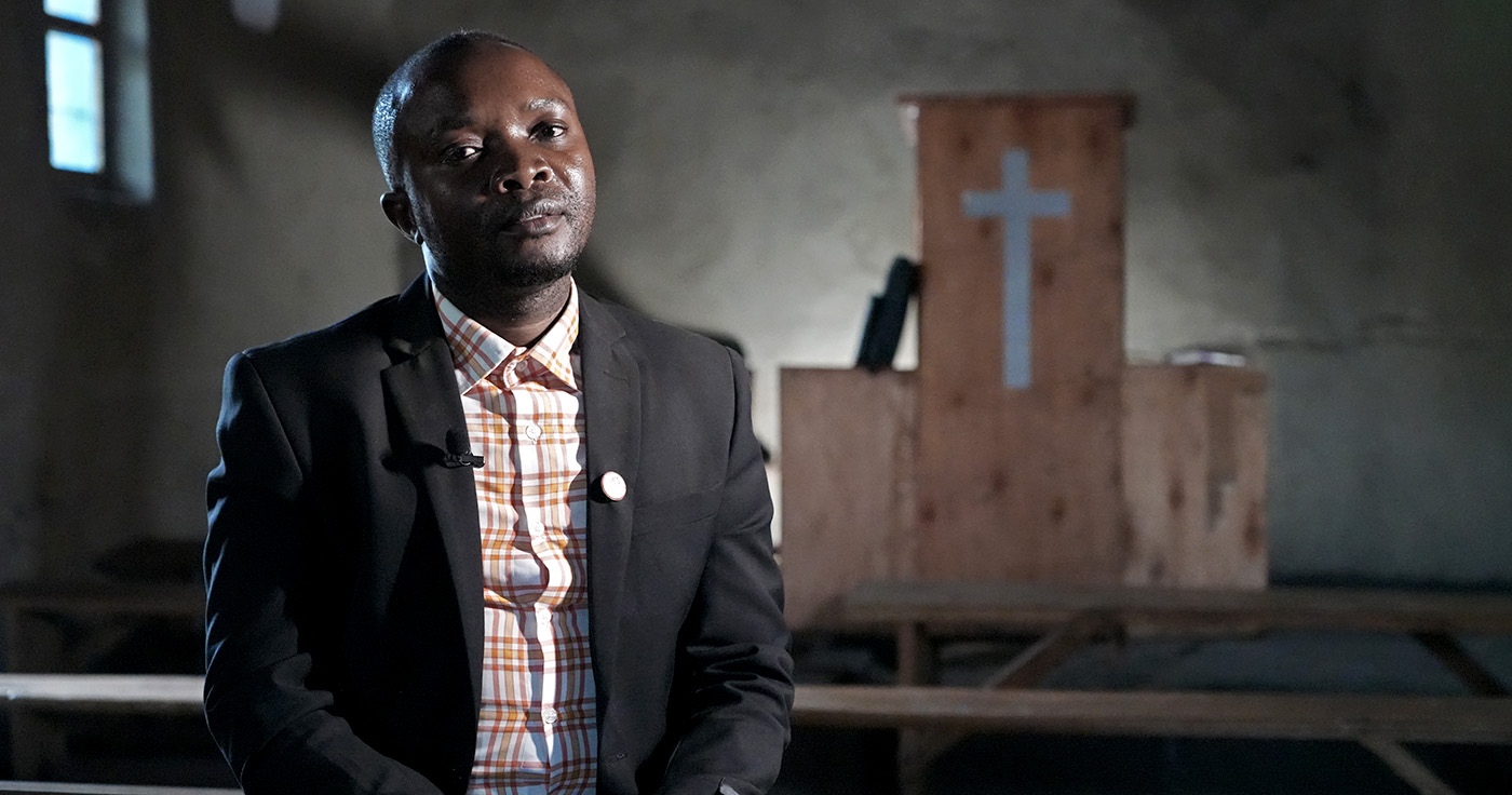 Pastor Jean, a Christian pastor in the DRC